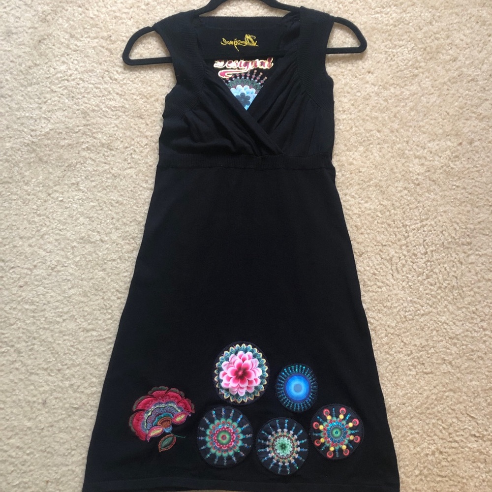 Desigual short sleeve mini dress